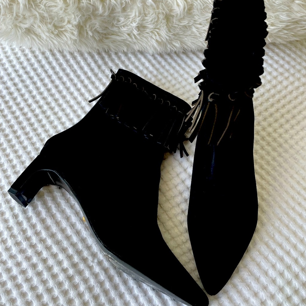 RAYE  Lariat bootie in black